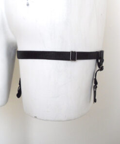 leather garter band, sexy gothic lingerie, fetish burlesque fashion, love lorn lingerie