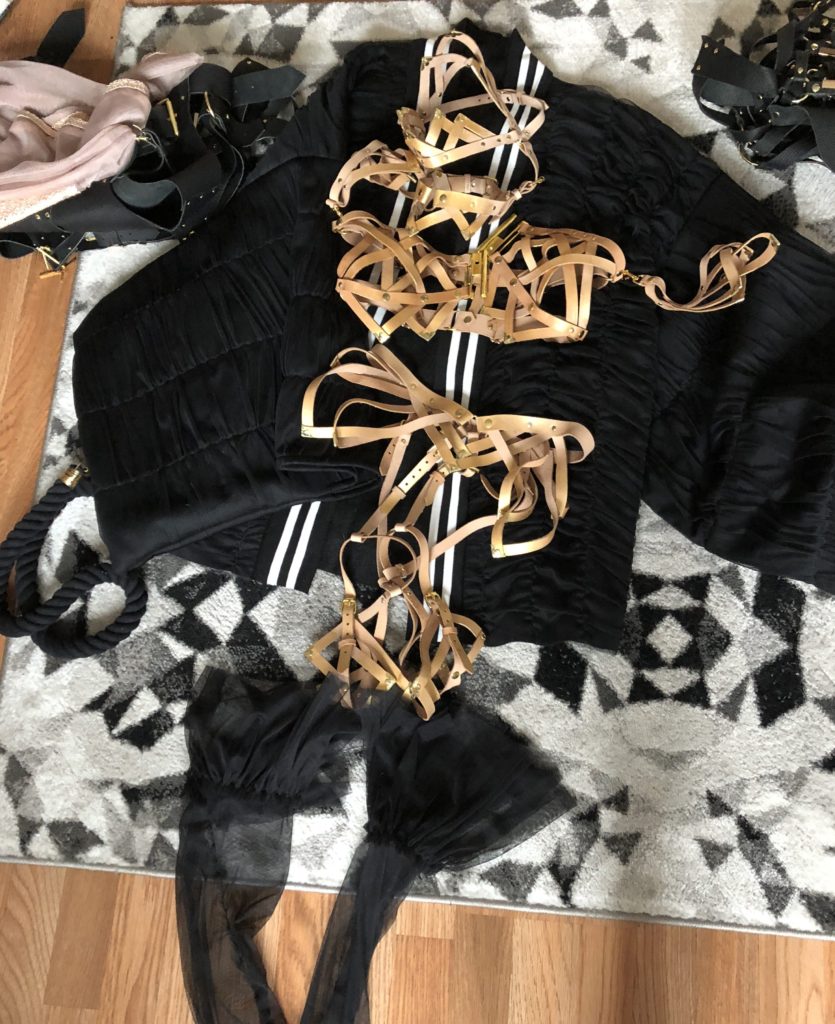 lingerie photoshoot styling