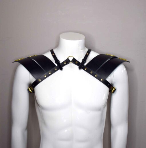 God Killer Leather Pauldron Shoulder Harness - Image 4