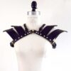 leather shoulder pauldron harness