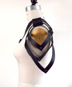 Asymmetrical Leather Shoulder Harness