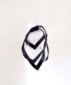 Asymmetrical Leather Shoulder Harness