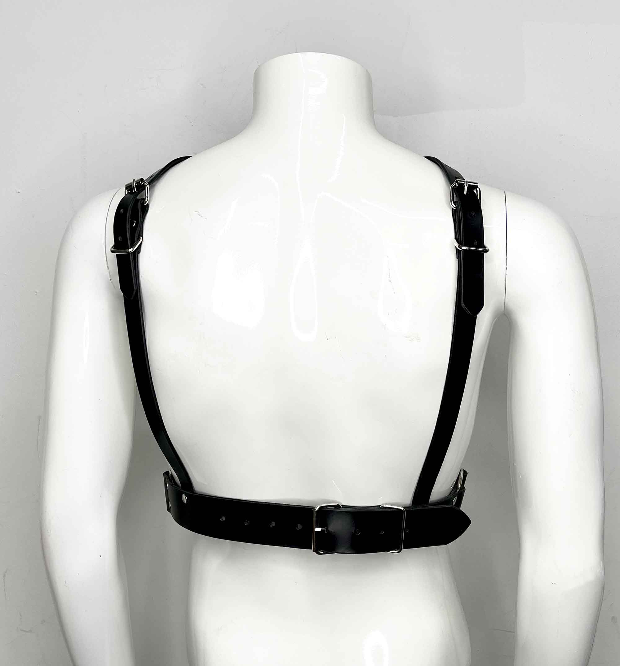 Cain Men's Leather Chest Harness - Image 3