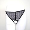 ouvert lace thong, crotchless g-string underwear, sexy bondage lingerie, love lorn lingerie