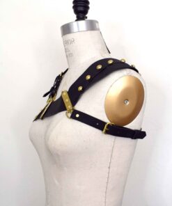 Asymmetrical Leather Harness