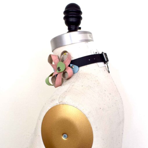 Ostara in Bloom Pastel Leather Collar - Image 4