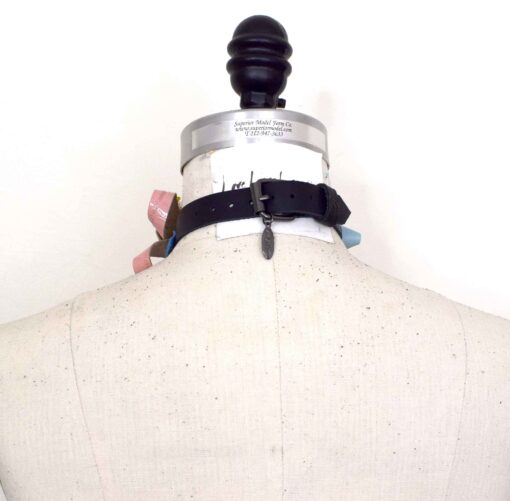 Ostara in Bloom Pastel Leather Collar - Image 5