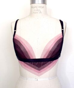 pink tulle bralette