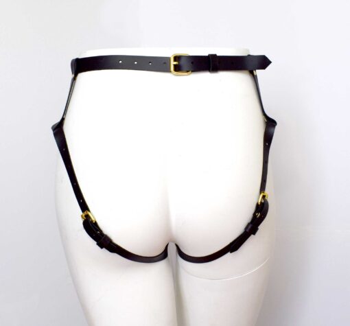 Strappy Leather Harness Brief