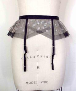 Tulle garter belt