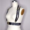 black chest harness