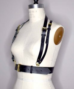 black chest harness