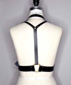 black chest harness