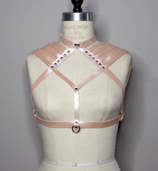 Aisling Strappy Leather Shoulder Harness - Image 5
