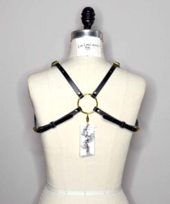 leather chest harness