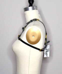leather chest harness