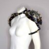 spiked leather shoulder harness