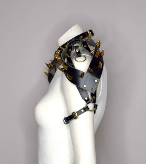 The All Devouring Spiked Leather Shoulder Harness - Image 3