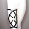 The All Devouring Spiked Leather Thigh Harness