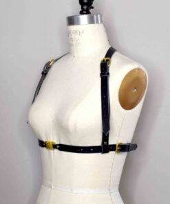 Jay Simple Leather Chest Harness || READY TO SHIP L/XL, 2X/3X