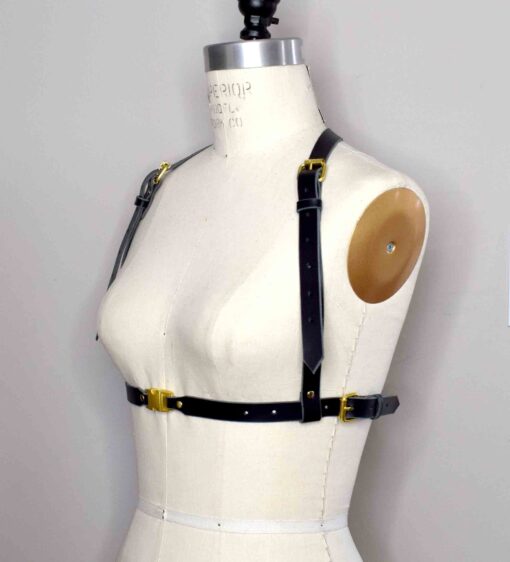 Jay Simple Leather Chest Harness