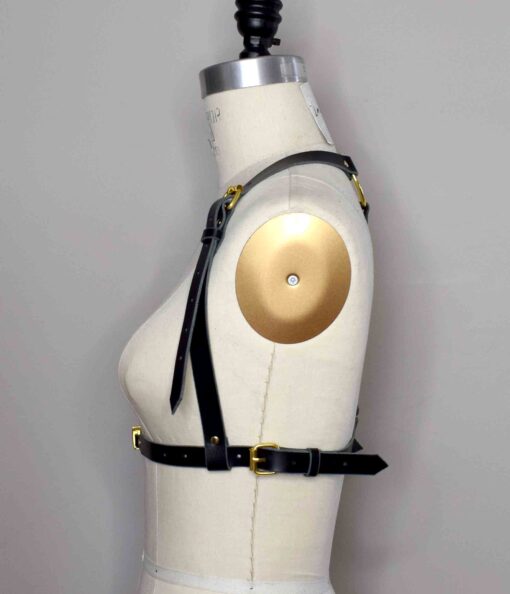 Jay Simple Leather Chest Harness - Image 5