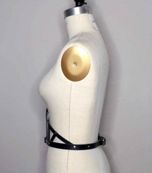 Suzy Leather Wide Harness Belt - Image 3