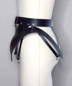 leather peplum belt