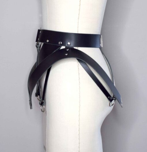 leather peplum belt