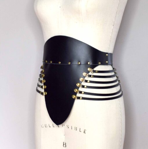 Dinah Leather Waist Cincher Belt - Image 2