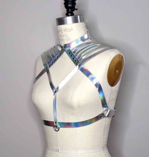 Aisling Strappy Leather Shoulder Harness - Image 3
