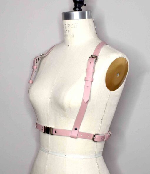 Jay Simple Leather Chest Harness - Image 11