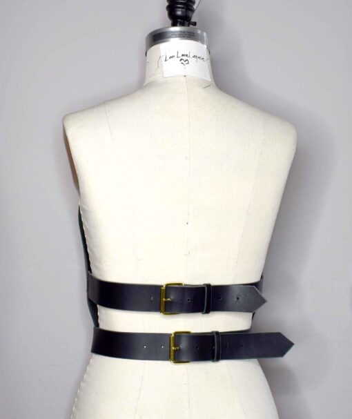 Morgana Leather Stay Bodice Top - Image 5