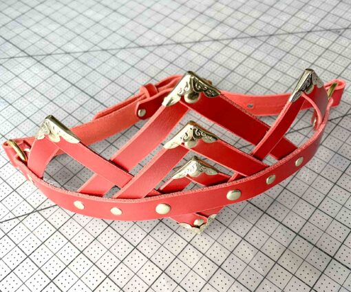 Juliet Black Leather Crown - Image 10