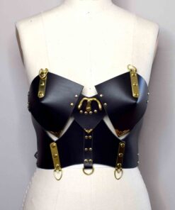 Mantis Leather Bustier Harness