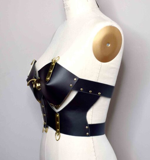 Mantis Leather Bustier Harness - Image 2