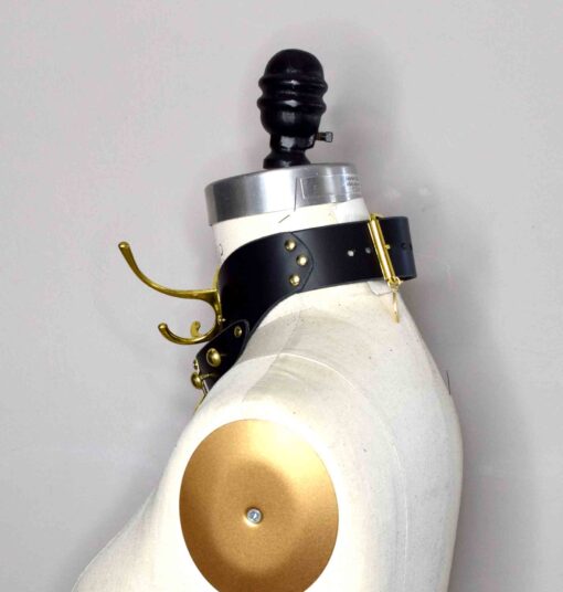 Mantis Leather Horned Posture Collar - Image 6