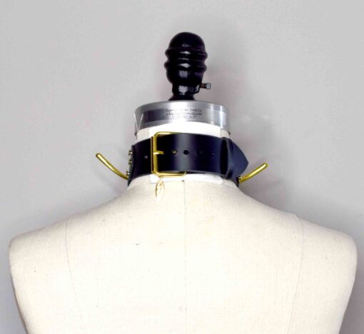 Mantis Leather Horned Posture Collar - Image 7