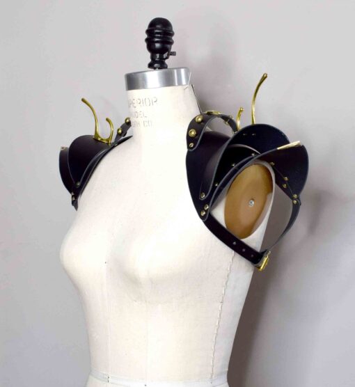 Mantis Leather Shoulder Pauldron Harness - Image 3