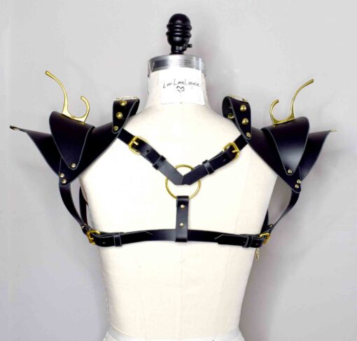 Mantis Leather Shoulder Pauldron Harness - Image 5