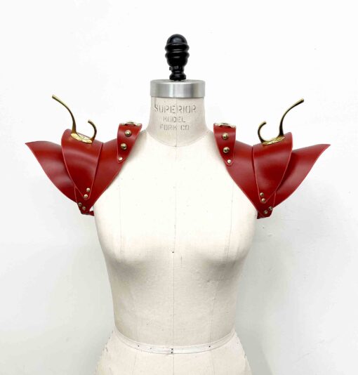 Mantis Leather Shoulder Pauldron Harness - Image 2