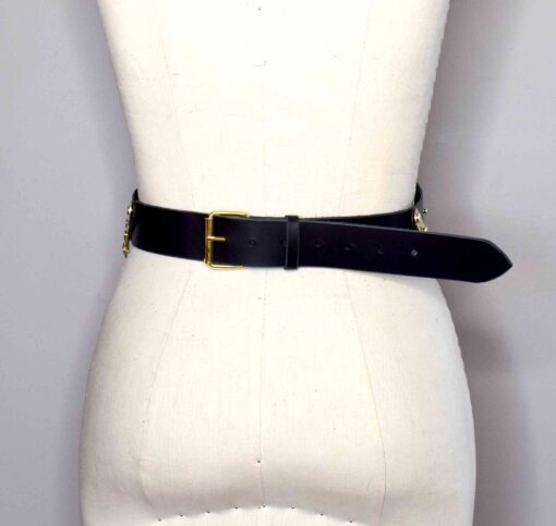 Mantis Wide Leather Waist Belt - Image 4