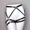 leather garter leg harness