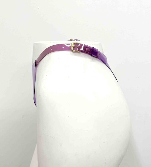 Bebe Ombre Vinyl Transparent High Cut Thong - Image 4