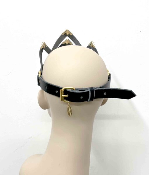 Juliet Black Leather Crown - Image 8