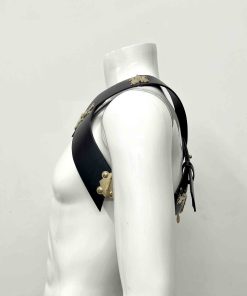 men leather chest harness