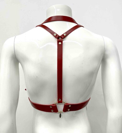 The Utilitarian Men's Leather Chest Harness - Image 5