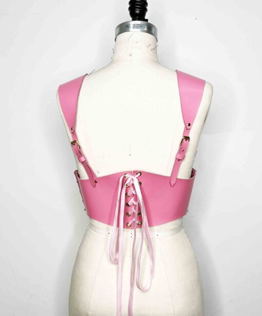 Morgana Renaissance Leather Corset - Image 9