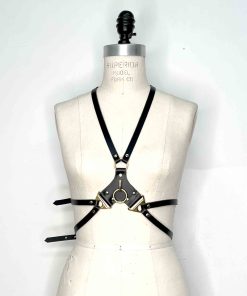 leather body harness