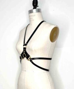 leather body harness